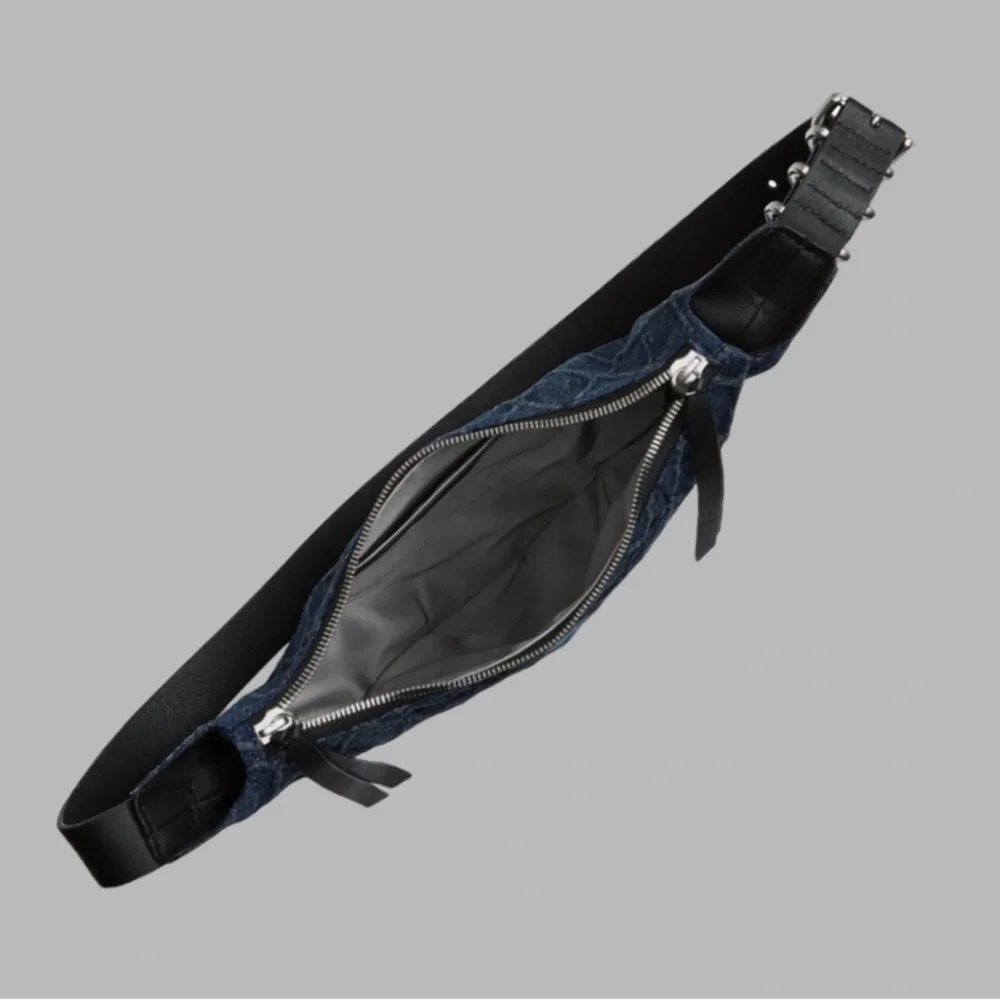 REG & BONE SPIRE DENIM HOBO BAG - Picture 4 of 12